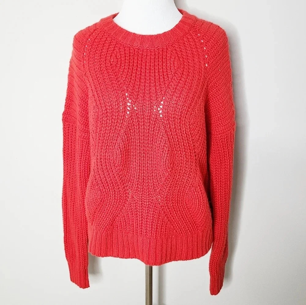 Nwt Madewell Everett Rib-Play Pullover Sweater Xs